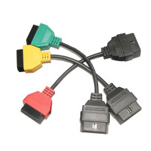 pour FIAT ECU Scan adaptateurs OBD diagnostique câble trois couleurs